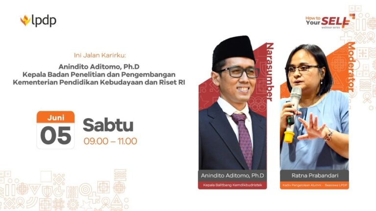 Career Exploration & Self Development: Anindito Aditomo, Kepala Balitbang Kemdikbudristek