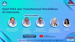 peringkat Indonesia pada PISA 2022 meningkat 5 hingga 6 posisi dibandingkan pada 2018.